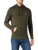 JACK & JONES Mens Jjebasic Logo Sweat Hood Noos Hooded Sweatshirt, Forest Night, S