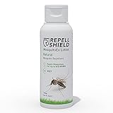 RepellShield - Natürliche Mücken Lotion für milden Mückenschutz als Mittel gegen Mücken, Milde Anti Mücken Lotion gegen schlaflose Nächte als optimaler Moskitoschutz, Anti Mückenstich Lotion - 100