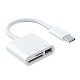 Bnwoinb 3 in 1 Typ C zu USB TF Speicher Kartenleser OTG HUB USB C - Kartenleser fü