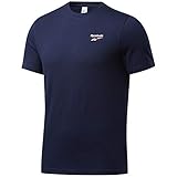Reebok Cl F Small Vector Tee T-Shirt, Blau (Vecnav), XL