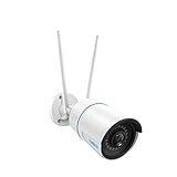 Reolink 5MP WLAN Überwachungskamera Outdoor, 2,4GHz/5GHz WLAN CCTV IP Kamera Aussen mit Personen-/Fahrzeugerkennung, IP66 Wetterfest, Nachtsicht, Bewegungsmelder, SD-Kartenslot, Zeitraffer, RLC-510W