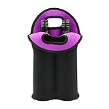 LSONE Flaschentasche Bottlebag,FlaschenträGer 2 Flaschen Filztasche Flaschenkorb Flaschenbeutel wasserdicht Wein Flaschenverpackung Flaschentragetasche FüR Reise Party (A)