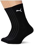 PUMA Unisex Puma 7312 Unisex Sport (5 Pack) Socks, Black, 39-42 EU