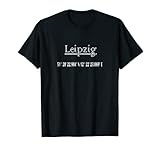 Leipzig Leibzsch Lieblingsstadt Stadt Koordinaten Geschenk T-S