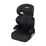 Safety 1st Road Safe Kindersitz, mit Verstellbarer Kopfstütze und Rückenlehne, Komfortabler Gruppe 2/3 Autositz (15-36 kg), Nutzbar ab ca. 3,5 bis 12 Jahre, Full Black (schwarz)