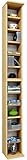 VCM 24003 Regal DVD CD Schrank Rack Aufbewahrung Holzregal Standregal Möbel Anbauprogramm Buche 'Bigol'