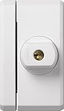 ABUS Fenster-Zusatzsicherung FTS96 AL0125 - Fensterschloss 2 verkrallenden Stahlriegeln, gleichschließend - ABUS-Sicherheitslevel 10 - 31747 - Weiß