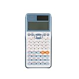 ZRJ Elektronik Taschenrechner Funktionsrechner Student Math Rechner Multifunktionale Finanzrechner Wissenschaftlicher Rechner Desktop Taschenrechner (Color : Blue)