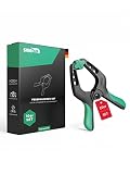 SMABIX® Klemmzwingen [Designed in Germany] 10er Set für Leimen, Pool, Fotografie mit großer Spannweite und hoher Spannkraft, Federklemmen, Leimzwingen, Klemmzwing