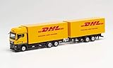 herpa 313049 Man TGX GX Wechselkoffer-Hängerzug DHL