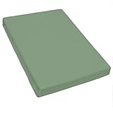 Bella Donna Alto 180/200-200/220 olive - Formesse Jersey-Spannbetttuch - passend für Boxspringbetten, Matratzenhöhe bis 40