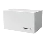 Flex-Well Küchen-Kurzhängeschrank LUCCA | Dunsthängeschrank für Abzugshaube | 1-türig | Breite 60 cm | Weiß