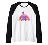 Dinosaurier Einhorn Brontosaurus Regenbogen Kind Dino Kinder Rag