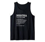 Geschenk für Hertha Lustige Definition Personalisierten Tank Top