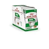 Royal Canin Mini Adult Nassfutter für ausgewachsene kleine Hunde - Doppelpack - 2X 12 x 85g