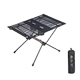 Naturehike Tragbare Picknicktisch Aluminium Klapptisch für Camper Wanderer im Freien mit 2 Flaschenständern,Ultraleichter Campingtisch für Outdoor Ak