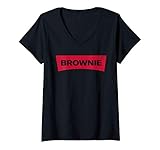 Damen BROWNIE und Blondie BFF Beste Freundinnen T-Shirt mit V