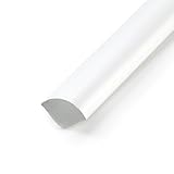 [DQ-PP] Viertelstab PVC 13x13mm Weiss Winkelprofil Abdeckleiste Kunststoff-Profil Leiste 2.5