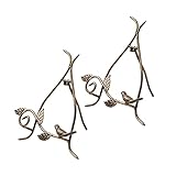 Fenteer 2X Carving Eisen Groß Display Stehen für Zuhause Dekoration, Foto Bild Alben, Kunst & Handwerk Schaufenster, Feine China Platten Lagerung