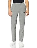 PUMA Herren ESS Logo Pants Tr Op SRL Hose, Medium Gray Heather B5, XL