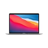 2020 Apple MacBook Air Laptop: Apple M1 Chip, 13' Retina Display, 8 GB RAM, 256 GB SSD Speicher, Beleuchtete Tastatur, FaceTime HD Kamera, Touch ID, Space G