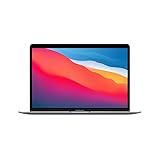 2020 Apple MacBook Air Laptop: Apple M1 Chip, 13' Retina Display, 8 GB RAM, 256 GB SSD Speicher, Beleuchtete Tastatur, FaceTime HD Kamera, Touch ID, Space G