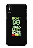 Handy Hülle für iPhone X Xs Marijuana Smoker Cannabis Leaves Weed 11 Desig