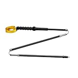 Hong Yi Fei-Shop Wanderstöcke Laufende Trekking-Pole Wandern Wanderstöcke Titan-Legierung Ultralight Canes Nordic Walking Teleskopkrücken (Color : 110cm Single)