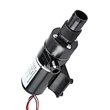 DC 12V Zerhackerpumpe/Fäkalienpumpe, Fäkalien-Absaugpumpe Hochdruck-Membran-Selbst Absaugpumpe, Hochdruck-Wasserpumpe für Marine Boote Yacht Wohnwagen Camping Outdoor G