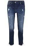 Doris Streich Jeans in Used-Optik D