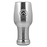 Outdooring Adventure Series Weinglas (Edelstahl) - 12 oz Glas für Rot- und Weißwein und Sekt - bruchsicher, isoliert mit auslaufsicherem Deckel für Reisen, Camping und O