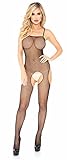 Leg Avenue Damen Bodystocking, Schwarz, Einheitsgr sse EUR 36-40