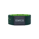 NFC Armband Stoff, flexibel, NTAG216, 924 Byte, grün, Größe M