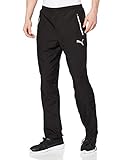 Puma Herren Leisure Pant Jogginghose, Black-White, M