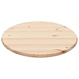 vidaXL Kiefernholz Tischplatte Rund 25 mm 70cm Holz Platte Holzplatte E