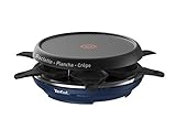 Tefal Raclette Colormania Bleu 850W 6 Personnes RE12A412