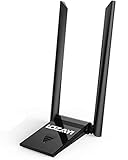 WLAN Adapter AC1200, WLAN Stick Dual Band 300Mbps(2,4GHz), 867Mbps(5GHz), USB 3.0 WiFi Adapter mit Type-C und 5dBi Antenne,Kompatibel mit Windows XP//7/8/10/Vista, Linx X, Mac OS