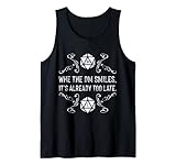 D20 – Gaming Fantasy Dragons – Tischwürfel – böse lächeln Tank Top