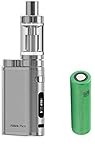 Eleaf iStick Pico TC 75 Watt/MELO 3 Verdampfer 4ml Komplett Set, brushed silver silber + POEGO Vapeband (ohne Nikotin)