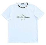 Fred Perry Herren T-Shirt M8644 Weiß Snow White (M)