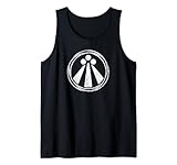Awen - stilisiertes modernes Druidensymbol Tank Top