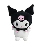 Ownlife Niedliche Cartoon Schlüsselanhänger Meine Melodie Kuromi Keychain Plüsch Gefüllte Puppe for Auto Schlüsselanhänger Telefon Handtasche Charme Tote Anhäng