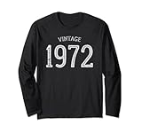 Vintage 1972 Shirt Männer Frauen 50 Jahre alt Retro 50 Lang