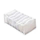 Souarts Faltbar Aufbewahrungsbox, Atmungsaktiv Kleiderschrank Schubladen Organizer für T-Shirts, Jeans, Hemden, Leggings, Ordnungssystem für Kleiderschrank