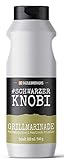 Grillmarinade der SizzleBrothers | 500ml #SchwarzerKnobi | Flüssige Marinade für saftigeres & zarteres Fleisch im Vergleich zum BBQ Rub | Für Grillfleisch wie Steaks, Hähnchen, Pulled Pork &