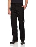 Dickies Herren Sporthose Streetwear Male Pants Double-Knee Work, Black, 32W x 32L