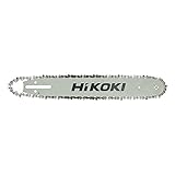 HiKOKI Sägekette+Schiene Combo-Pack, Ersatzschwert + Kette aus Speziallegierungsstahl für Kettensäge, 3/8', Größe:40 cm 3/8 x 1.3