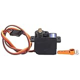 Eosnow 9G RC Digital Servo, Metallgetriebe-Drehmoment-Servomotor, Leichte Lenkservomaschine mit Servoarm-RC-Zubehör, für 1/24 RC-Auto/Fixed-Wing-Flugzeug