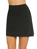 MAXMODA Damen Sportskort Tennis/Hockey/Golf Sport-Hosen Rock/Skort Mit Shorts, Dehnbar Laufenrock, Winddicht mit viel Farb