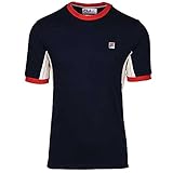 FILA Herren Warner-T-Shirt, Blau, XS